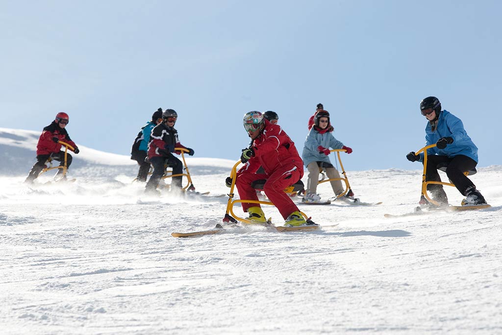Snowbike Skischule Fiss Ladis Andreas Kirschner